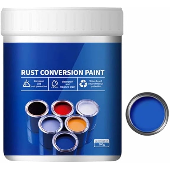 Rust Conversion Paint, 2025 New Conversion for Metal, Water-Based Metallic Paint Conversion Agent (Blue)