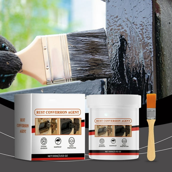 Rust Converter Agent, Metal Restorer and Rust Remover Polish for Stainless Steel, Carbon Steel, Alloys - Effective Rust Treatment for Home, Workshop, Automotive Use