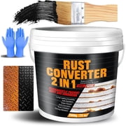 Rust Converter & Metal Primer 72oz, Rust Reformer & Encapsulator | 2 in 1 Rust Inhibitor, Water-Based Heat Resistant, Anti- Coating for Automotive Chassis, Frame, Marine