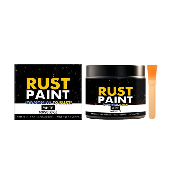 Rust Converter & Metal Primer, Rust Inhibitor Paint for Metal, Automotive Rust Reformer, Industrial Grade Water Based, Heat Resistance & UV Resistant
