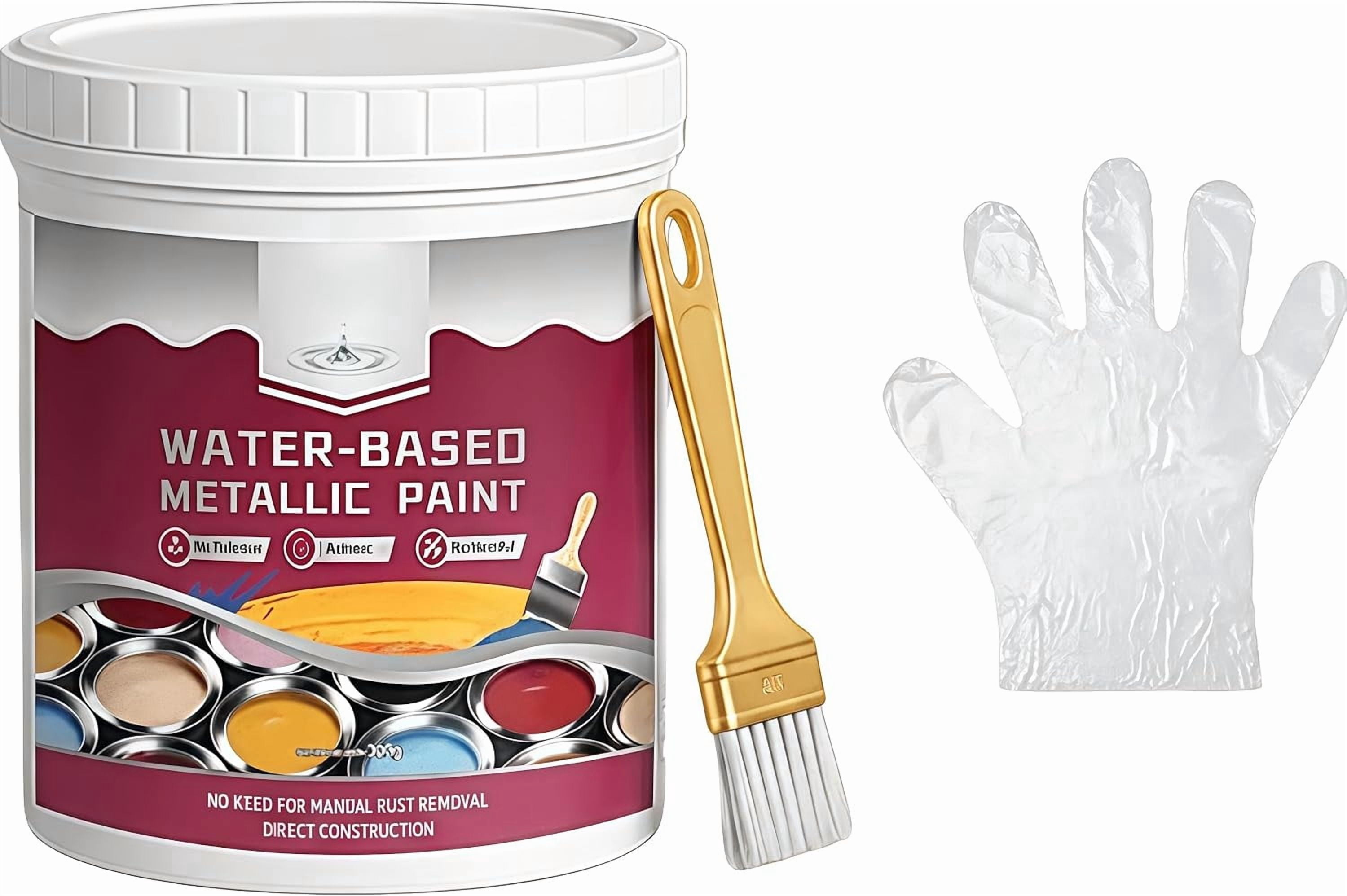 Rust Converter Paint for Metal, Water-Based Anticorrosion Coating Black ...