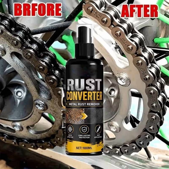 Rust Converter Spray 100ml Metal Rust Remover Inhibitor Primer Protection with Pad for SUV Truck Auto Iron Tools