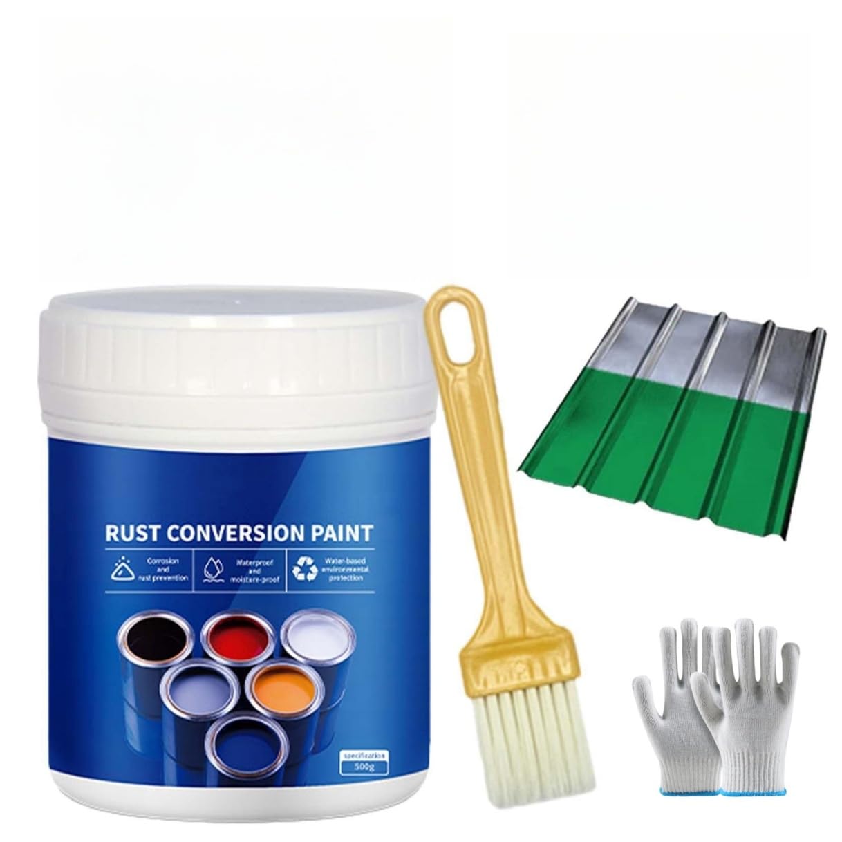 Rust Converter, Weatherproof Rust Converter Paint for Metal, Rust ...