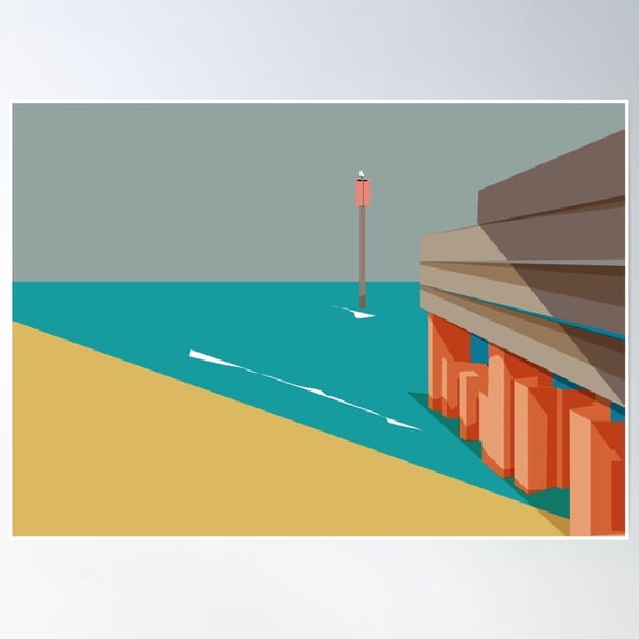 Rust Dark Poster Wall Art, Modern Wall Decor, 8x12 UNFRAMED