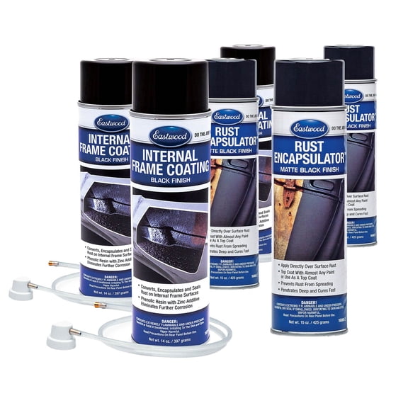 Rust Encapsulator and Internal Frame Coating Chassis Restoration Kit