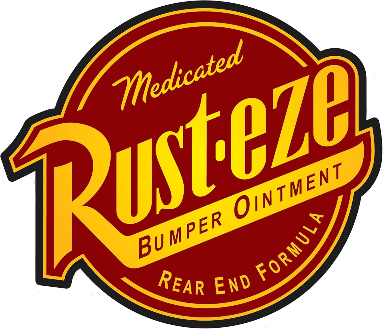 RustEze Vinyl Decal Color Sticker 4.5 X 3.9 Inch for Walls, Doors