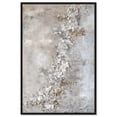 thumbnail image 1 of Rust Fragment Canvas Elegant Gold Abstract by Art Remedy, Black Frame, 36" x 54", 1 of 7