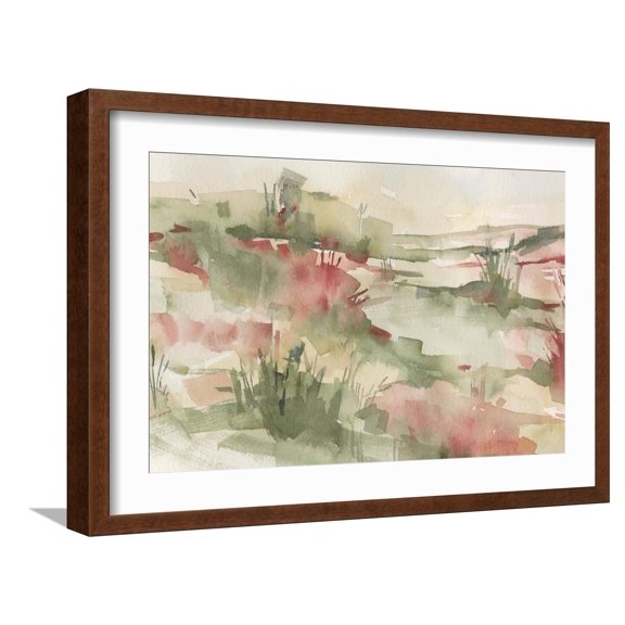 Art.com Rust Grasslands I Art Print by Emma Caroline, Brown Frame Wall Art, 23" x 17"