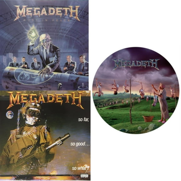 Rust In Peace & So Far So Good So What & Youthanasia (Picture Disc) [LP Vinyl Bundle]