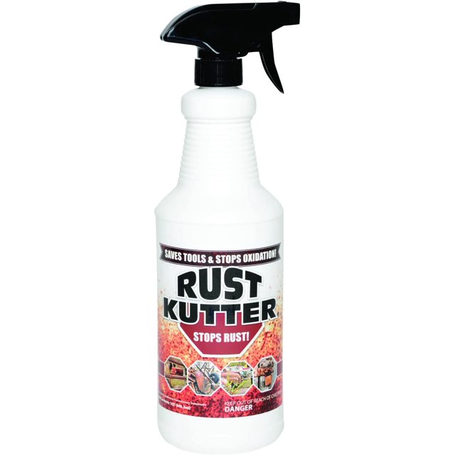 Rust Kutter Stops Rust and Converts Rust Spots to Leave A Primed