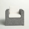 thumbnail image 1 of Rust- Metal Patio Chair With Cushions - Outdoor Reclining Weather- Construction, Ergonomic Design, Adjustable For Reading In Garden, 1 of 2