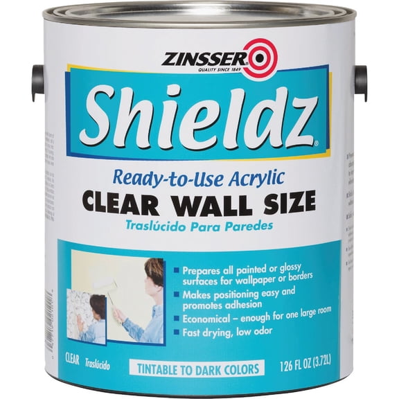 Rust-Oleum 02101 Zinsser Shieldz Wall Size, 1-Gallon, Clear