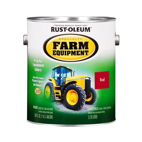 Rustoleum Specialty Rust Preventive Farm Equipment Paint, 1 gal Can, International Red?