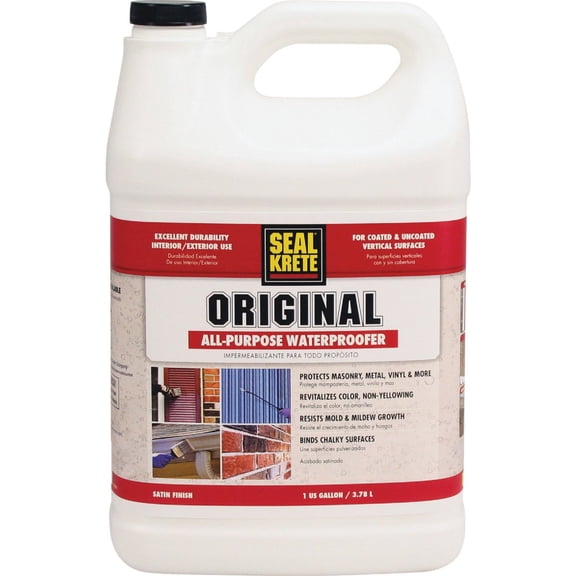 Rust-Oleum 100001 Seal-Krete Original All-Purpose Waterproofer, 1 Gal