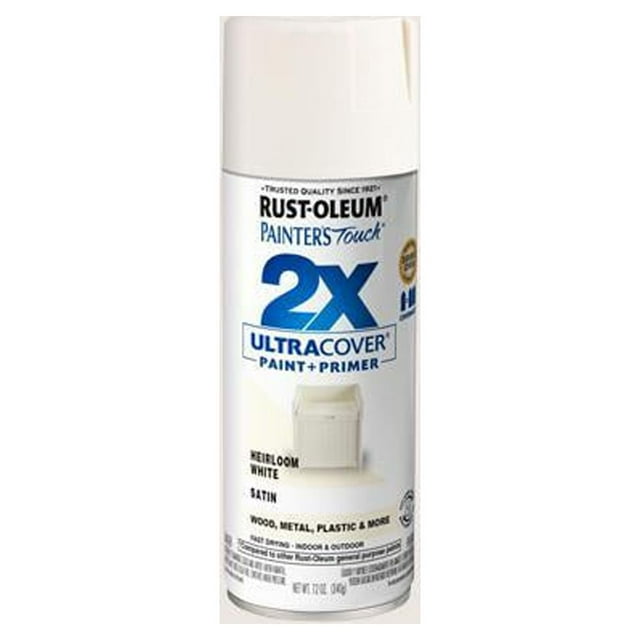 RustOleum 12 Ounce Satin Heirloom White General Purpose Spray Paint