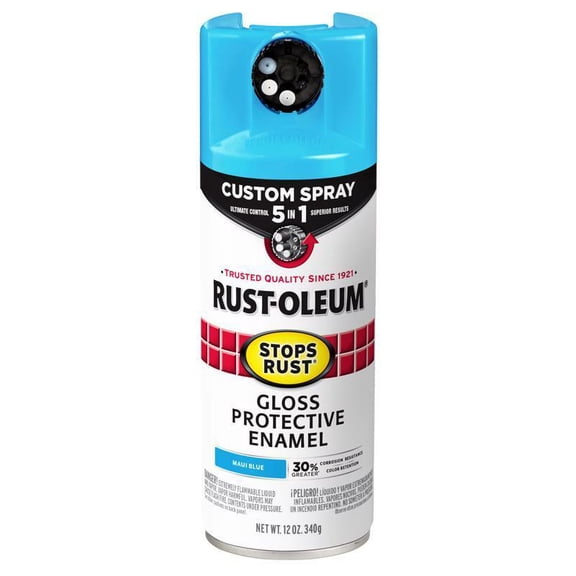 Rust-Oleum 127737 12 oz Gloss Maui Blue Spray Paint
