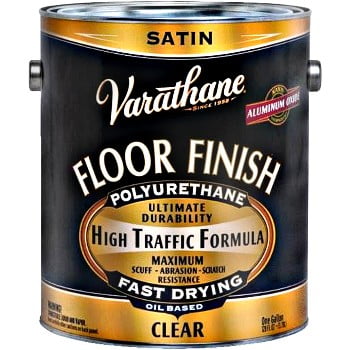 Varathane Clear Satin Ultra Thick Floor Finish, 1 Gallon