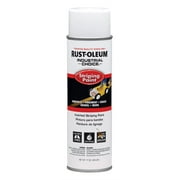 Rust-Oleum 1691838 Industrial Choice Striping Spray Paint, White, 17-oz. Inverted - Quantity 1