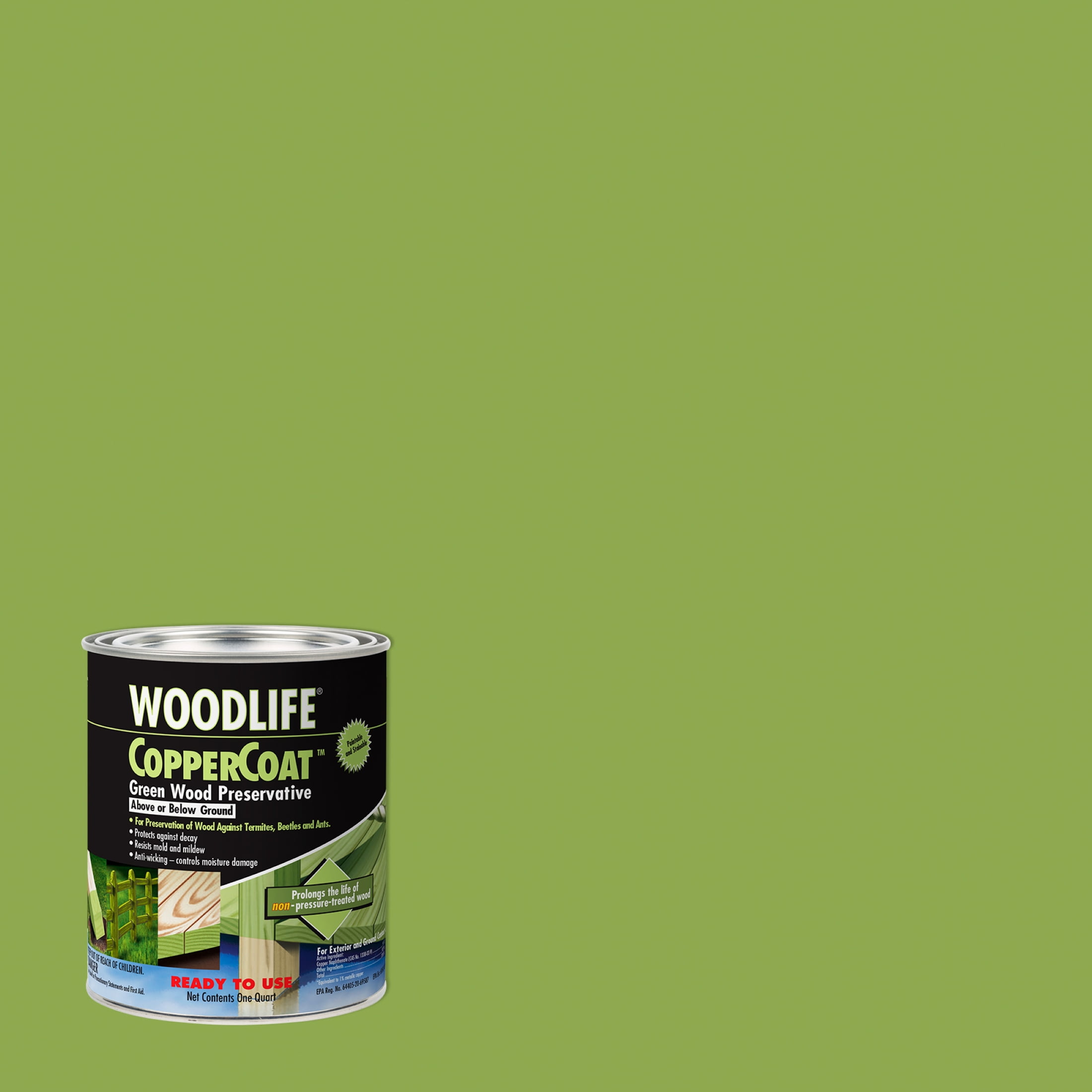 Rust-Oleum Wolman Woodlife Coppercoat Green Wood Preservative