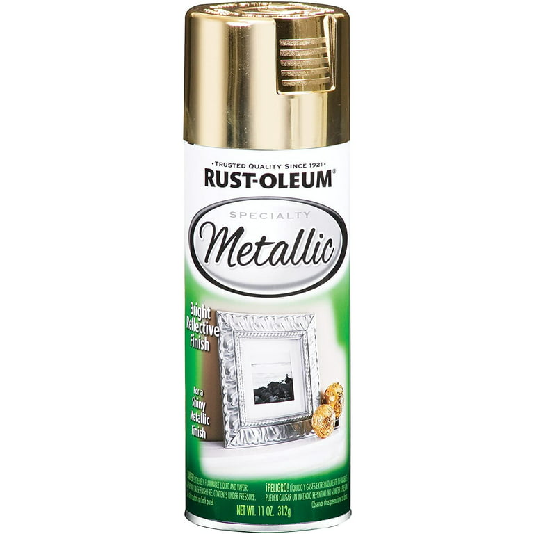 Rust-Oleum Specialty Metallic Spray Paint, Gold, 12-oz.