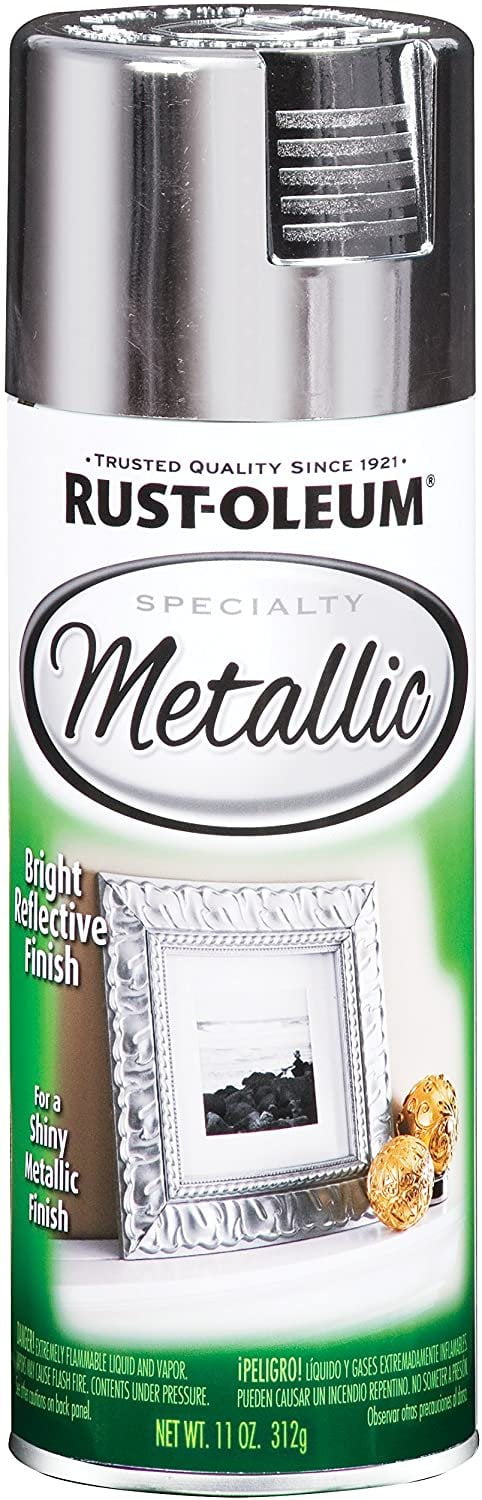Rust-Oleum 1915830-6 PK Specialty Metallic 1915830 Spray Paint 11 oz, Silver, 6-Pack, 6 Pack, 66 Fl Oz
