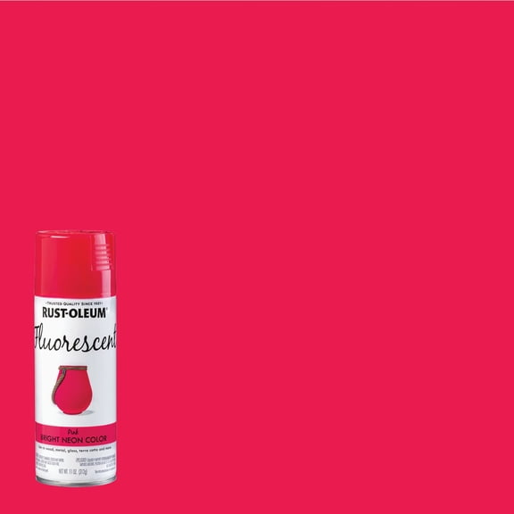Rust-Oleum 1959830 Fluorescent Spray, Fluor Pink, 11-Ounce by Rust-Oleum