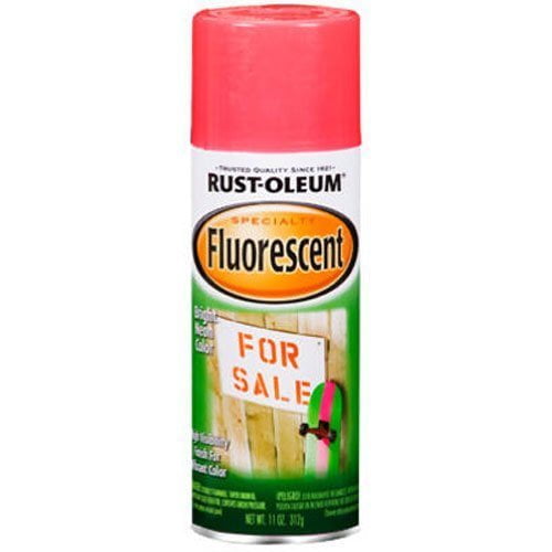 Rust-Oleum 1959830 Spray Paint, 11-Ounce, Fluor Pink