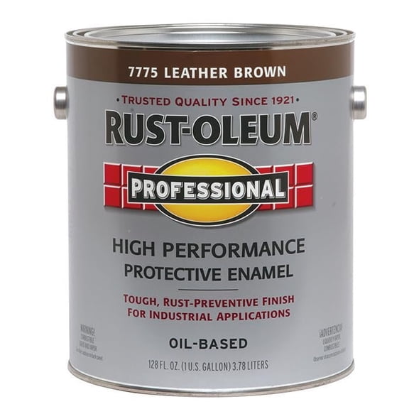 Rust-Oleum 2-Pack of 1 gal 7775402 Professional Leather Brown High Performance Protective Enamel