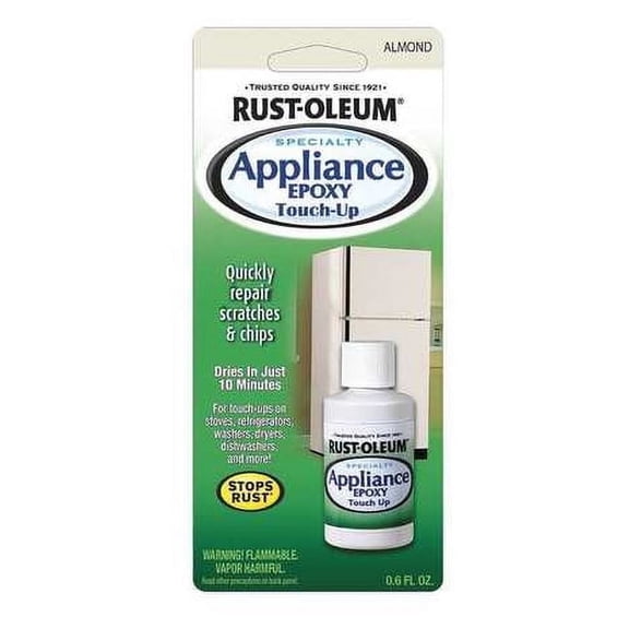 Rust-Oleum 203001 Almond Appliance Epoxy Touch-Up Paint, 0.6 oz