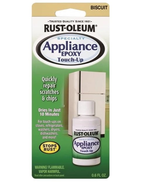 Rust Oleum 203002 Appliance Touch Up Paint 0.6 oz Bottle Biscuit Each Walmart