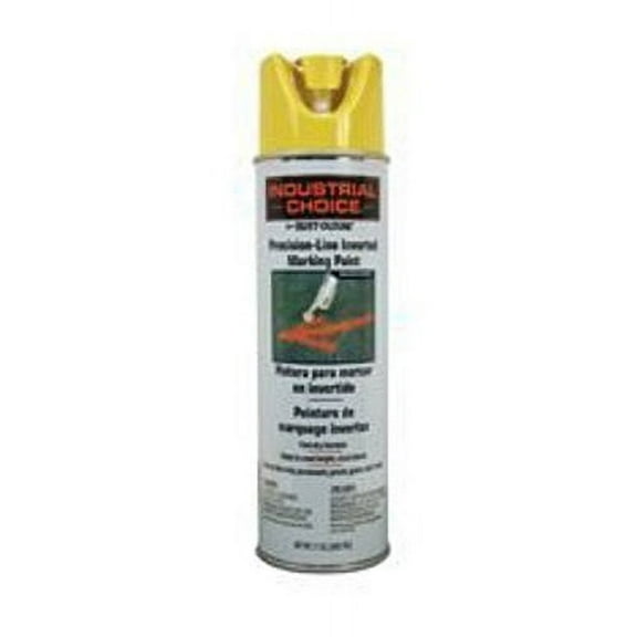 Rust-Oleum 203025 Precision-Line 17 oz Inverted Marking Spray Paint, High Visibility Yello