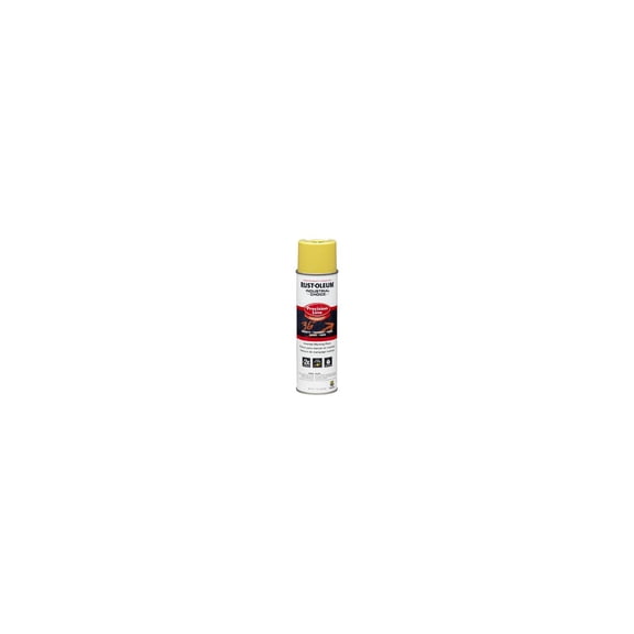 Rust-Oleum 203025V Industrial Choice Precision Line Marking Spray Paint, High-Visibility Yellow, 17-oz. In - Quantity 12