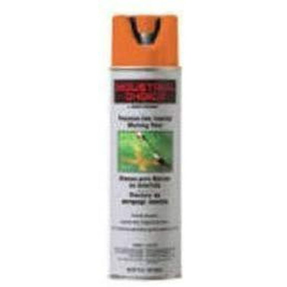 Rust-Oleum 203028 Precision-Line 17 oz Inverted Marking Spray Paint, Fluorescent Red-Orang