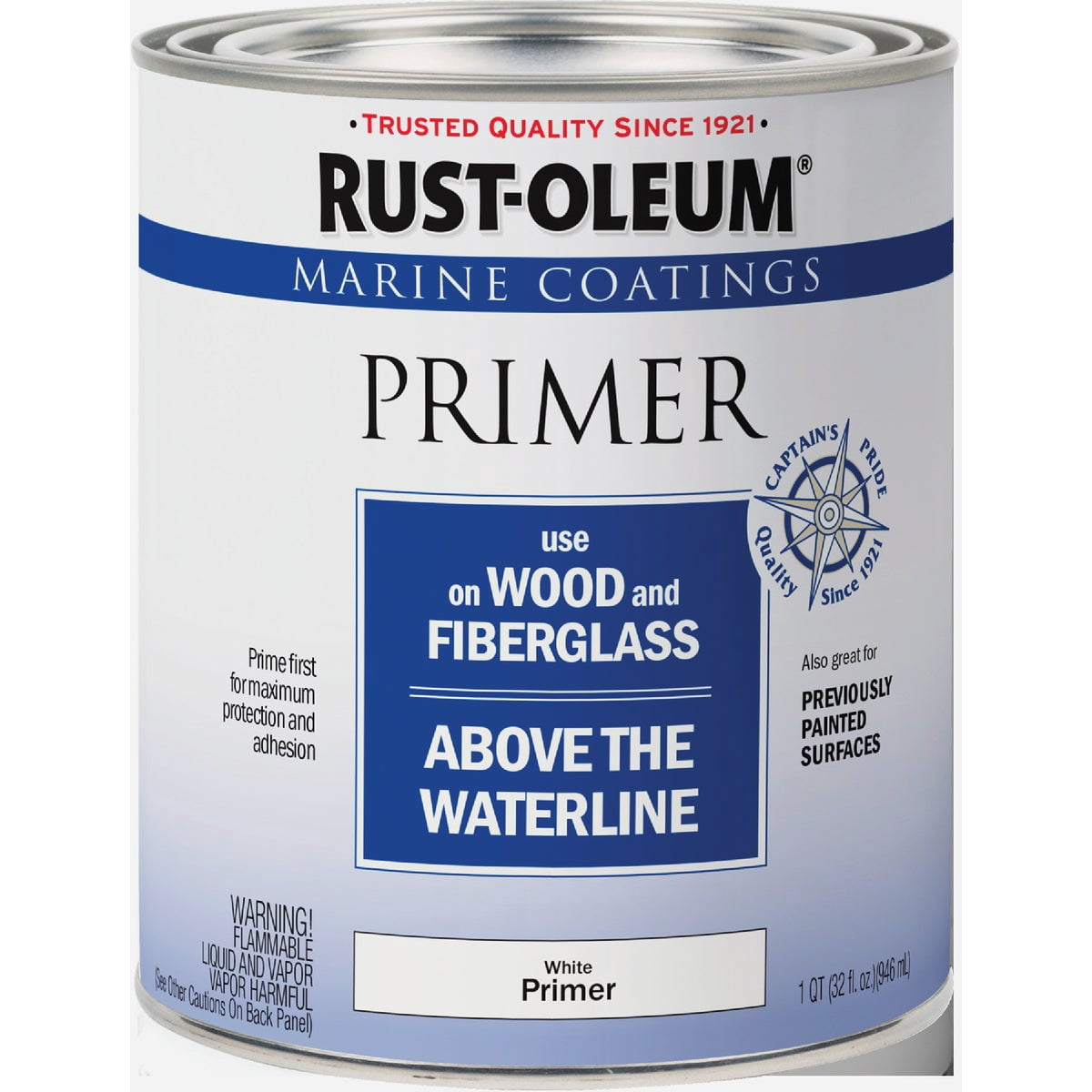 Rust-Oleum 207014 Marine Wood and Fiberglass Primer 4-Pack