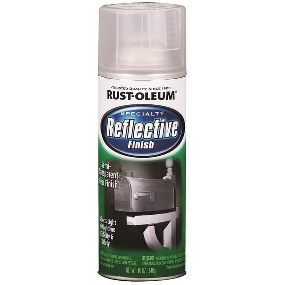 10 oz Rust-Oleum 214944 Clear Specialty Reflective Finish Spray Paint