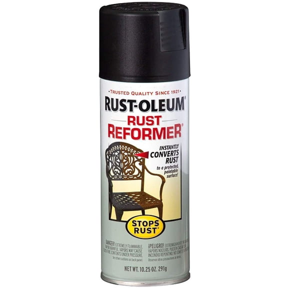 Rust-Oleum 215215 Stops Rust Rust Reformer Rust Reformer 10.25-Ounce Spray-Color Black