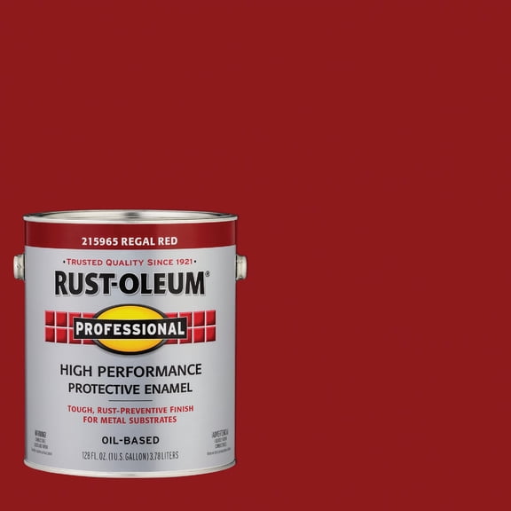 Rust-Oleum 215965 Professional Gallon Regal Red Enamel