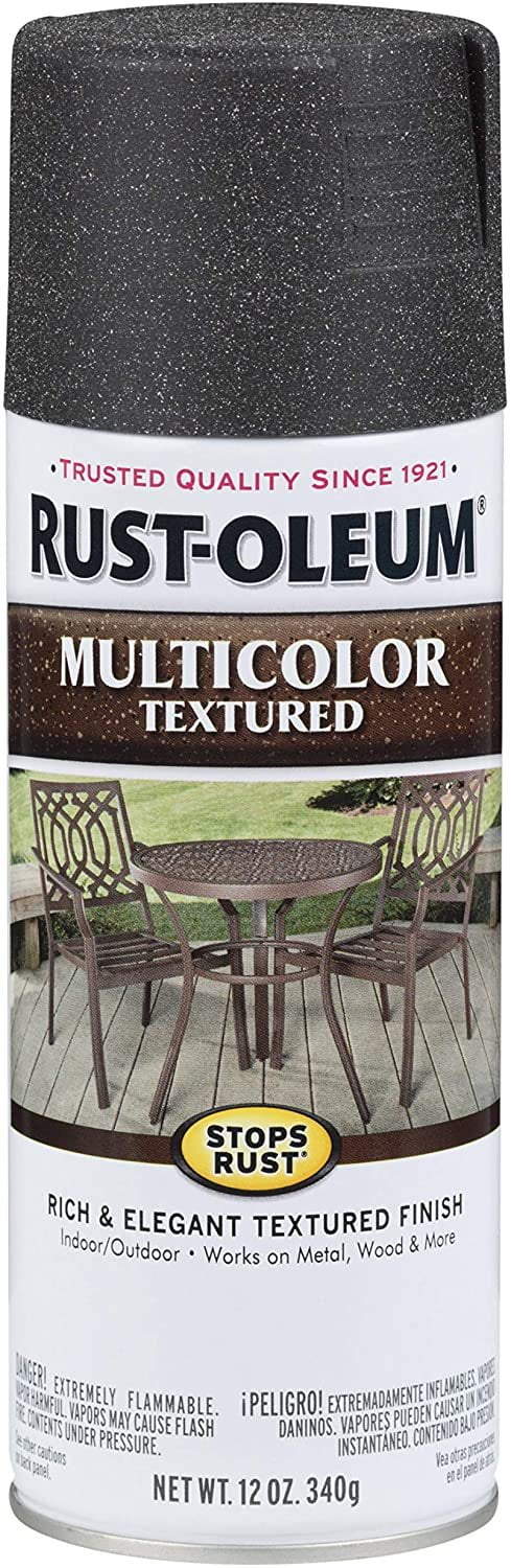 Rust Oleum 223525 Stops Rust Multi Color Textured Spray Paint 6 Pack Aged Iron 72 Ounce Walmart