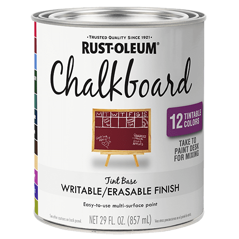 Rust-Oleum Chalkboard Paint, Tintbase 29 oz.- 243783