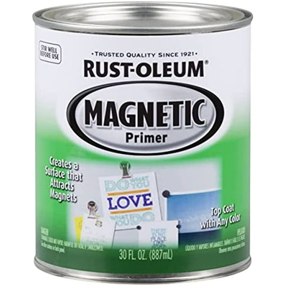 Rust-Oleum 247596 Magnetic Primer,Primer Gray, 30 oz