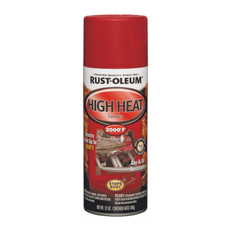 Rust-Oleum 248908 Auto Coatings Flat Red High Heat Spray Rust-Oleum 248908 Auto Coatings Flat Red High Heat Spray