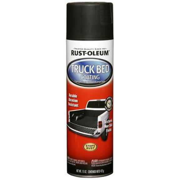 Rust-Oleum 248914 Automotive Truck Bed Coating Spray, 15 Oz, Black, Each