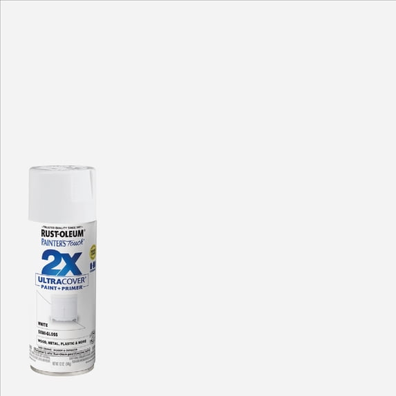 Rust-Oleum 249060 Painter's Touch Multi Purpose Spray Paint, 12-Ounce, White