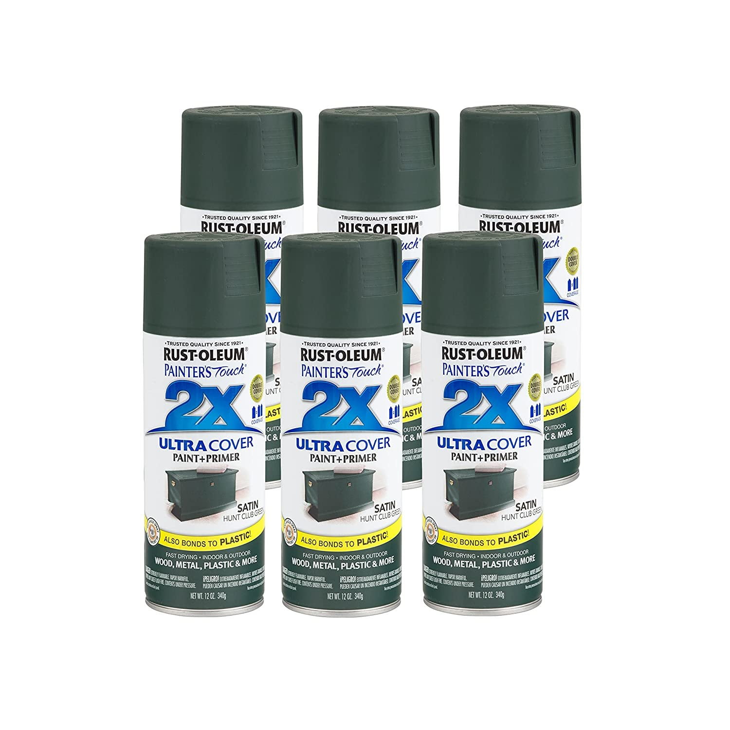 mamaballet⭐︎ デラロミラノ S Rust-Oleum 249071-6 PK Painter's Touch 2X Ultra Cover, 6