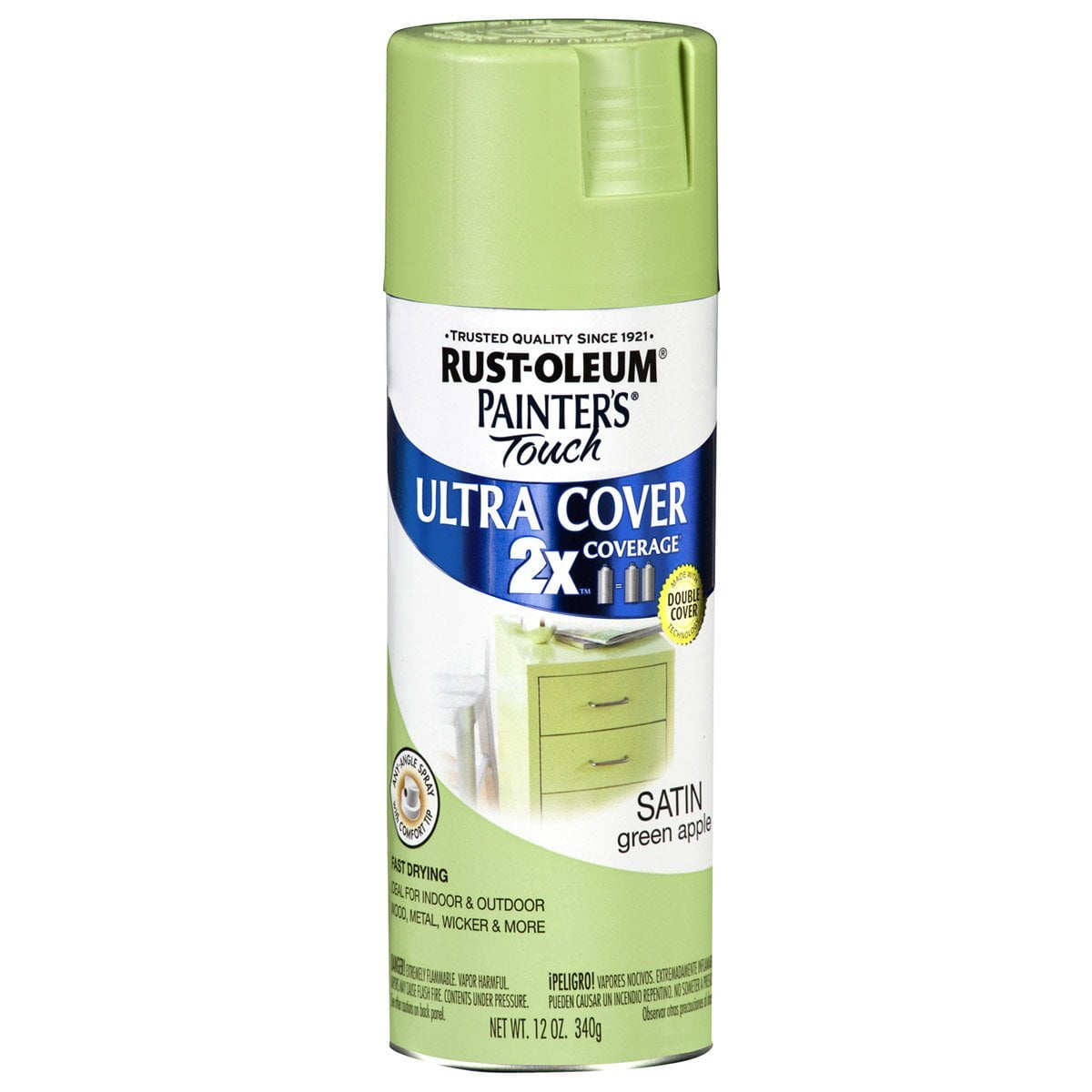 Rust-Oleum Painter's Touch 2X Ultra Cover 12 Oz. Satin Paint + Primer Spray  Paint, Moss Green - Farr's Hardware