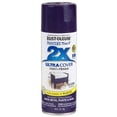thumbnail image 1 of Rust-Oleum 249097 Painter's Touch Multi Purpose Spray Paint, 12-Ounce, Purple - 6 Pack, 1 of 1