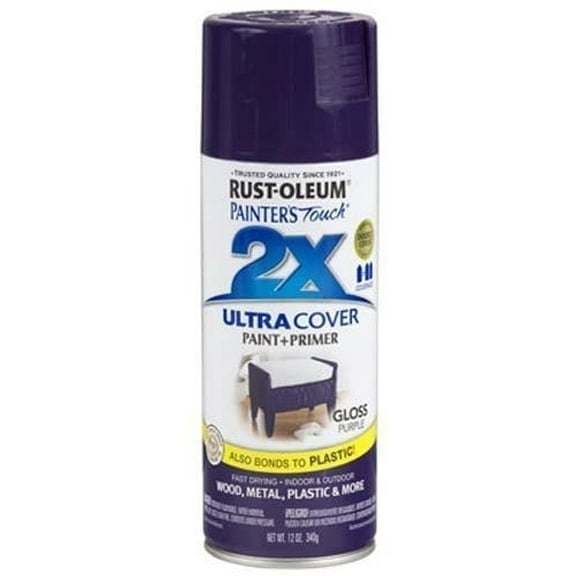 Rust-Oleum 249097 Painter's Touch Multi Purpose Spray Paint, 12-Ounce, Purple - 6 Pack