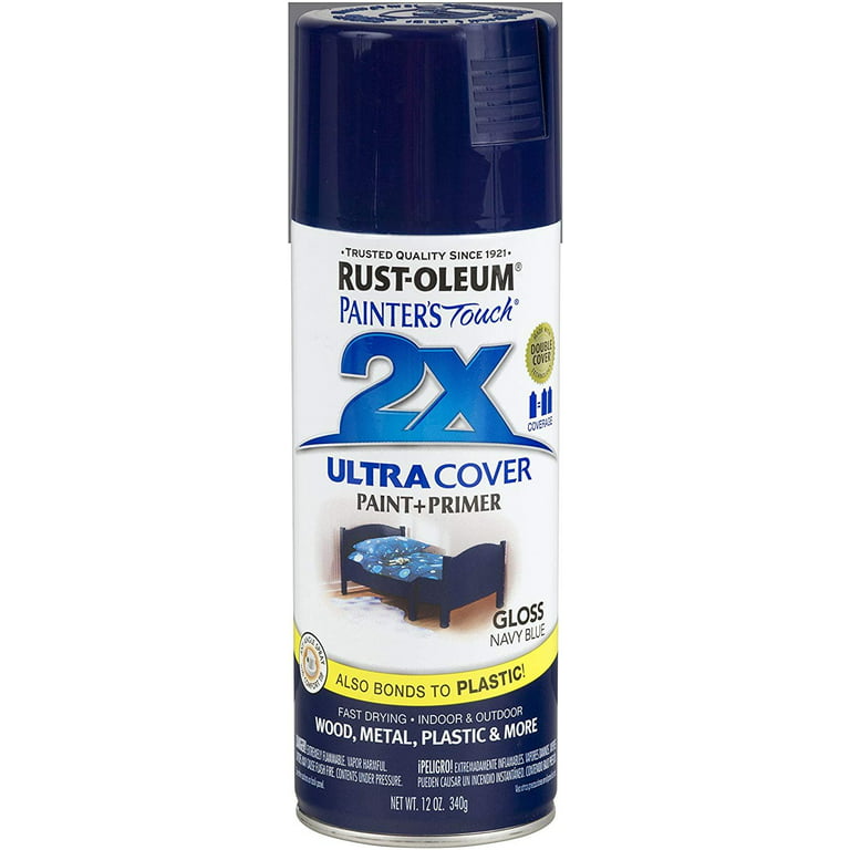 Rust-Oleum Painter's Touch 2x 12 oz. Gloss Navy Blue General Purpose Spray Paint (6-pack)