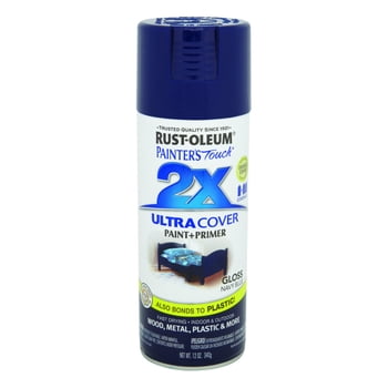 Rust-Oleum 249098 Painter's Touch Multi Purpose Spray Paint, 12-Ounce, Navy Blue
