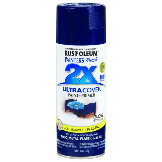 RustOleum 249098 Painters Touch 2X Ultra Cover Paint + Primer Navy
